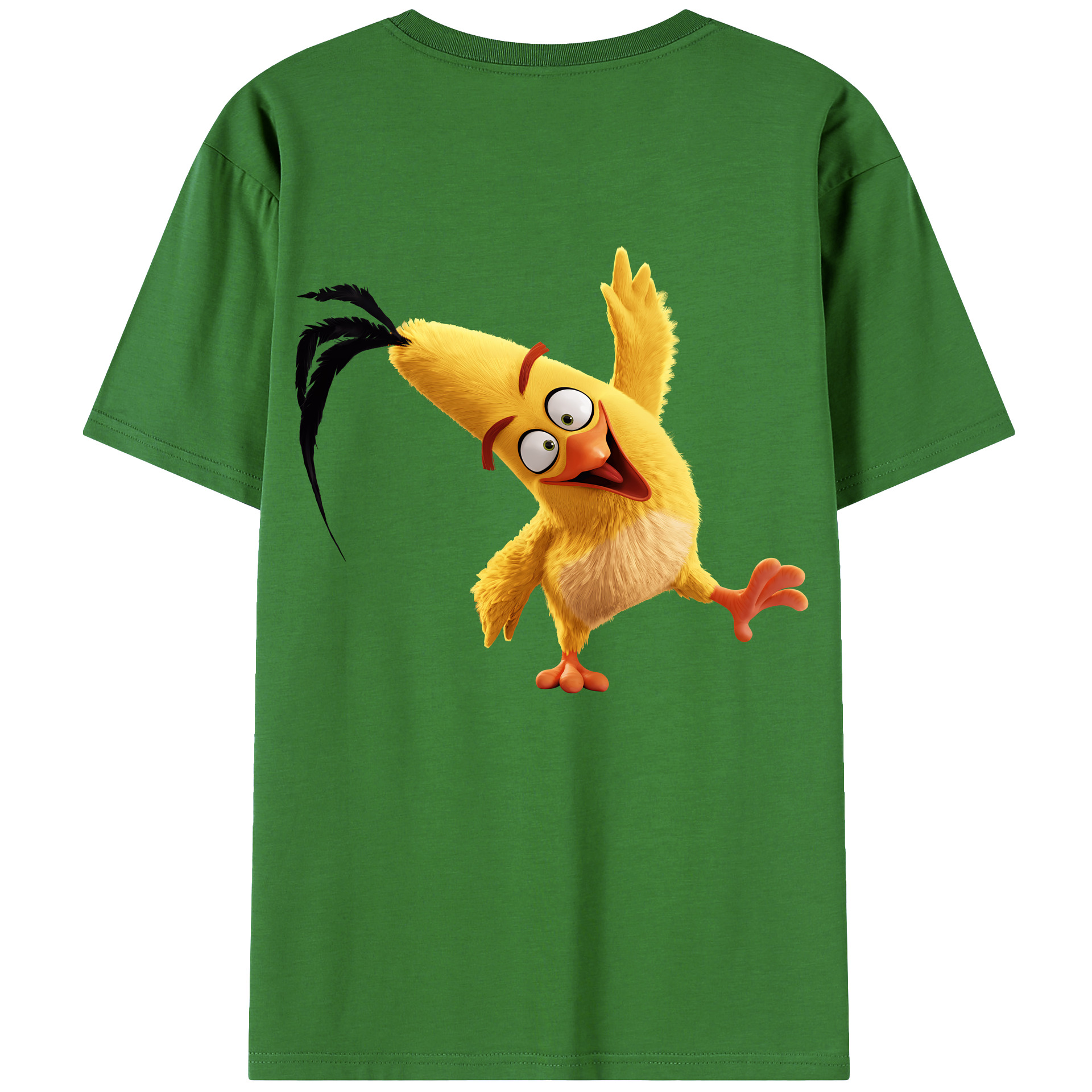 （画像用） Angry Birds アングリーバード レディース半袖Tシャツ(バックプリント)